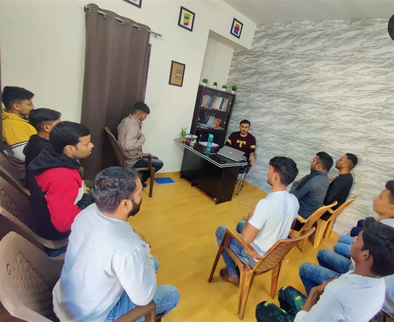 Heal Stammering team and students during training in Bhopal