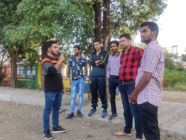 Interview practice session