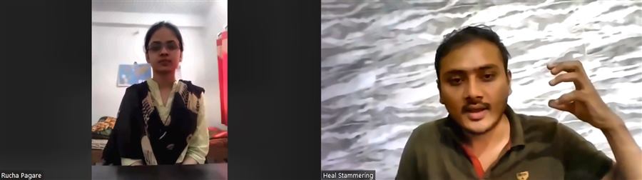 Heal Stammering online training video call session 8