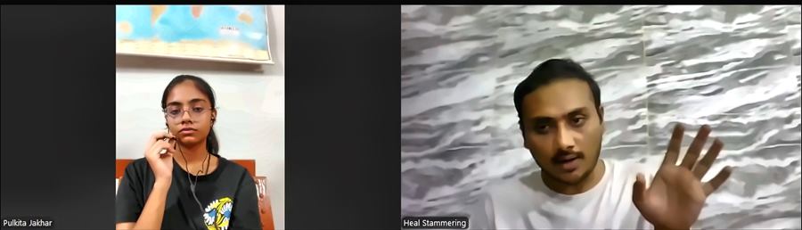 Heal Stammering online training video call session 18