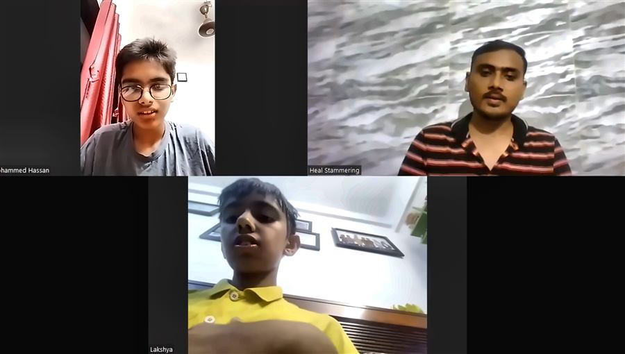 Heal Stammering online training video call session 22