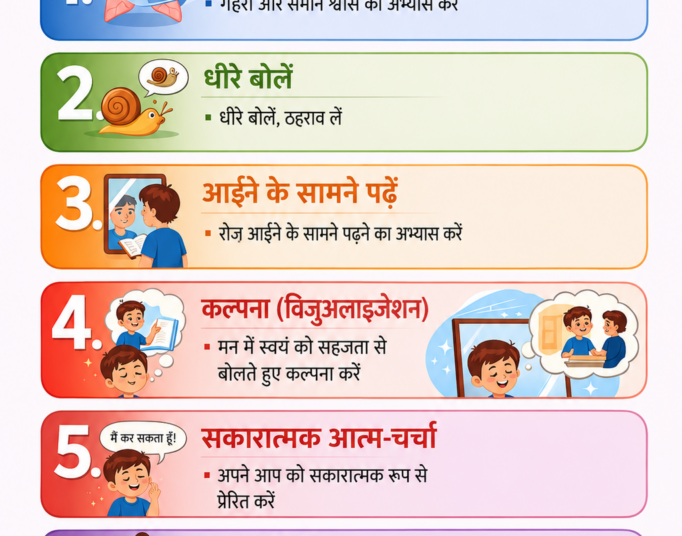 हकलाहट कैसे दूर करें? जानिए 6 प्रभावी तकनीकें जो आपकी बोलने की क्षमता को बेहतर बना सकती हैं